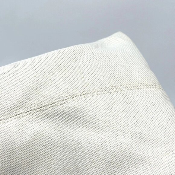 BALENCIAGA 339936 Navy Kabas M bag shawl Tote Bag Canvas/Leather Beige/Brown - Picture 9 of 15